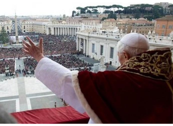 La benedizione del Papa La benedizione del Papa
